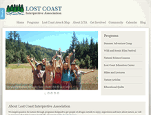 Tablet Screenshot of lostcoast.org